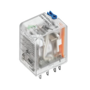 DRM570024LT Реле без основа 4CO (AgNi позлатениi), бобина 24V DC, 5 A / 250 V AC, LED индикация, тест бутон
