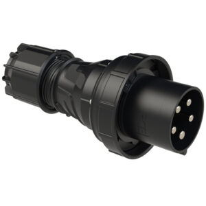 Индустриален щепсел с винтови клеми Power Twist, Event Technology, 125А, 3P+PE+N, 400V, IP66/67, черен