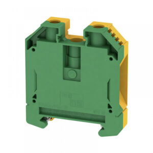 WPE 35 Клема винтова за 2 проводника 35 mm², жълто-зелена