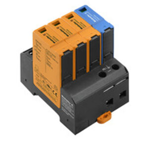 VPU AC I (3+1)P 300/12.5 LCF - тип 1+2, за мрежи TN-C-S, TN-S, TT, IT с N, IT без N