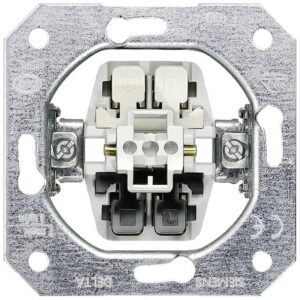 Девиаторен ключ, механизъм, с пружинни клеми, 10A, 250V, серия Delta Line
