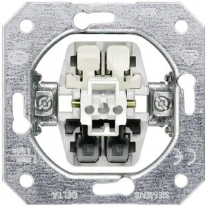 Двуполюсен ключ, бойлерен механизъм 16A, 250V, с пружинни клеми, серия Delita Line