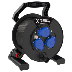 XREEL250 Кабелна макара с 25 м кабел /ШКПТ 3х1,5/ + 3хШуко 16А, IP54
