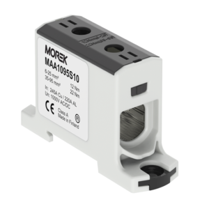 OTL95 черен Тунелна клема 1P, 2 отвора, 1xAl/Cu 6-95мм2 1000V, 220/245A
