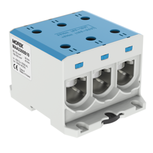 OTL300-3 синя Тунелна клема 1P, 6 отвора, 3xAl/Cu 95-300мм2 1000V, 220/245A
