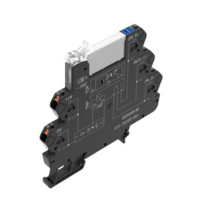 TRP 24VDC 1CO Реле комплект 1CO/AgNi, бобина 24VDC, 250V AC,6A, LED индикация, защитен диод, защита от обърнат поляритет, PUSH IN клеми